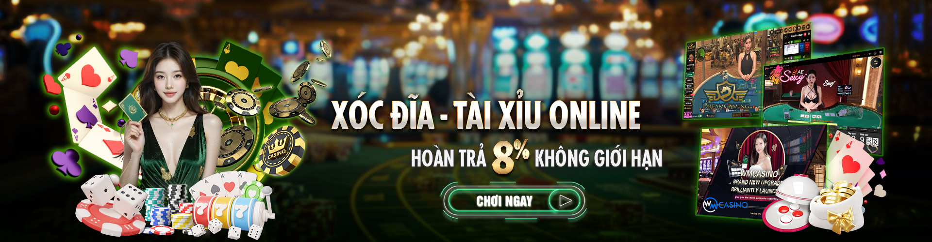 Hình ảnh quảng cáo của 123vn hiển thị nền tảng và các lợi ích