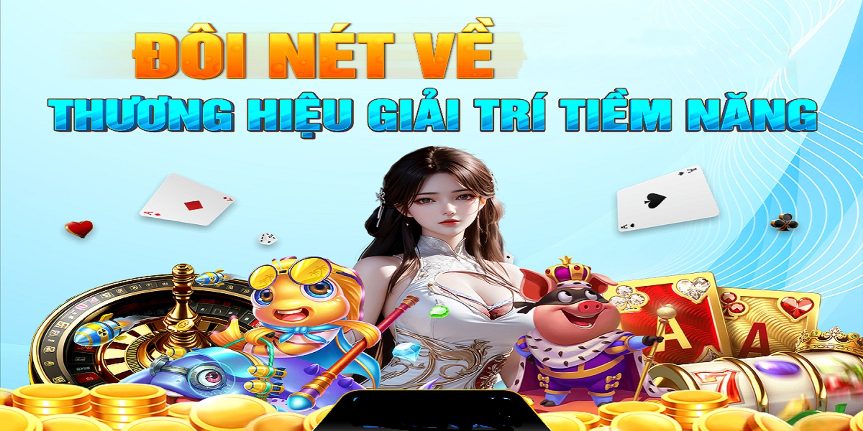 Hình ảnh quảng cáo của 123vn hiển thị nền tảng và các lợi ích
